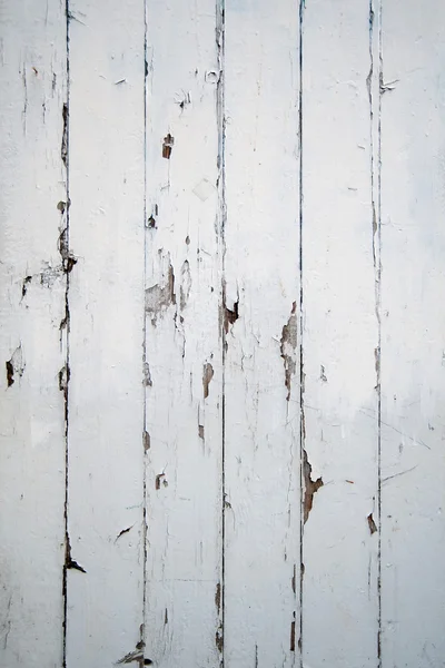 Alte weiße Holzwand — Stockfoto
