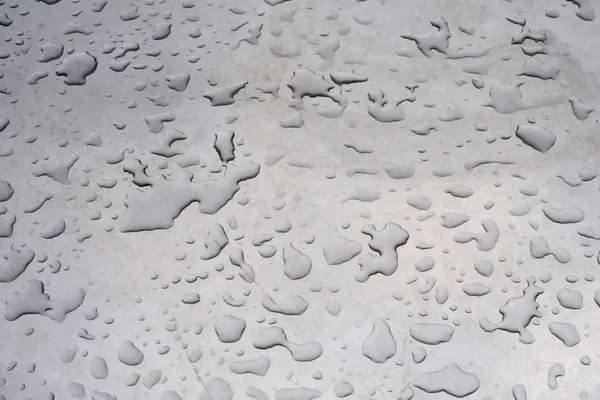 Wet and scratched silver metal texture — Stock Photo, Image