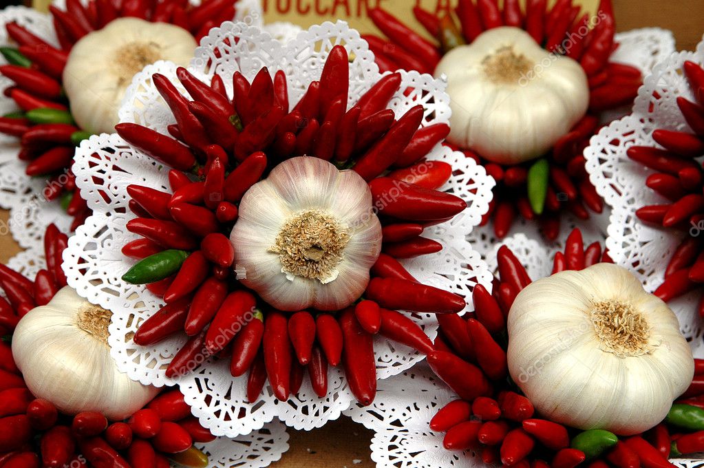 Wild onionchilibouquet — Stock Photo © estike 2125962