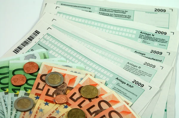 stock image German tax form 2009