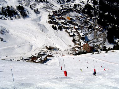 Wintersport in Mottaret clipart
