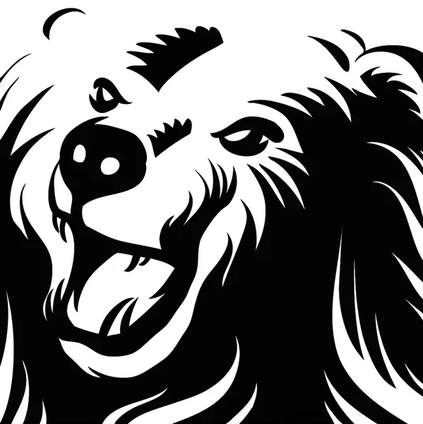 愤怒的熊 — 图库矢量图片