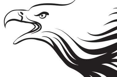 Beautiful eagle clipart