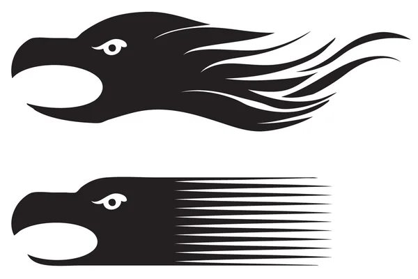 Bandeiras de águia — Vetor de Stock
