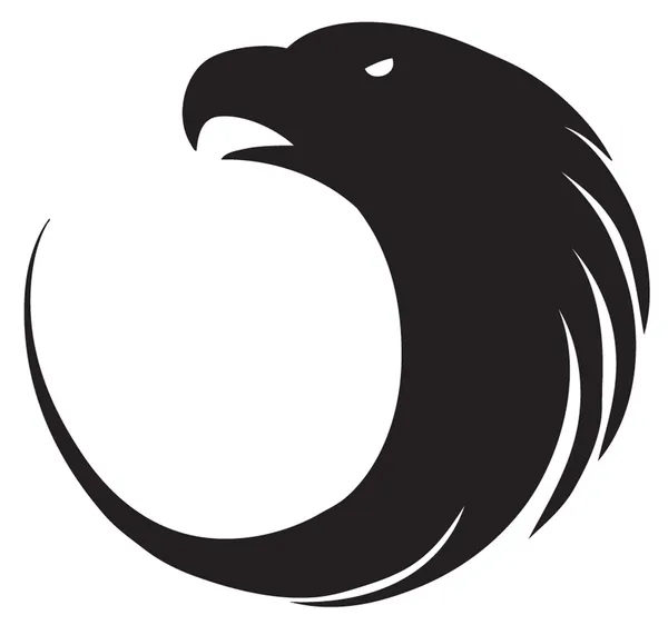 Eagle cirkel teken — Stockvector