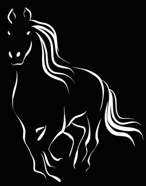 Stallion 11 clipart