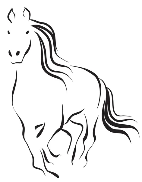 Cavallo 13 — Vettoriale Stock