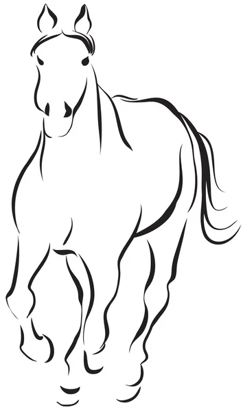 Лошадь 10 — стоковый вектор