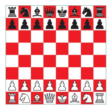 Chess board clipart