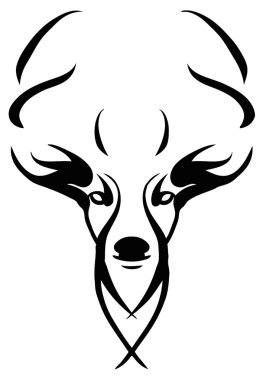 Deer design clipart