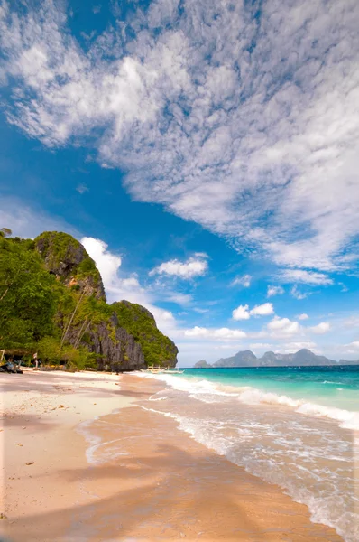 Tropické pláži scenérie — Stock fotografie