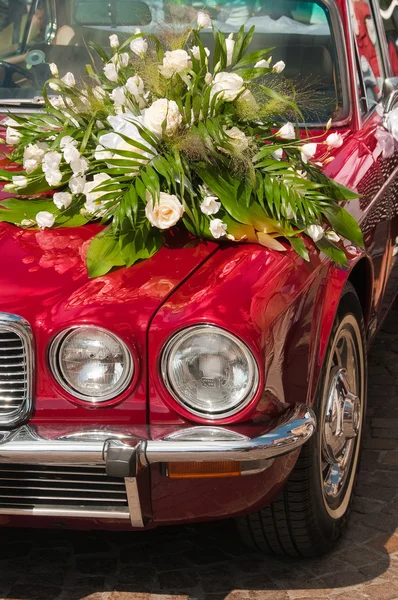 Svatební limuzína — Stock fotografie