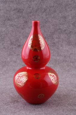 Chinese gourd vase clipart