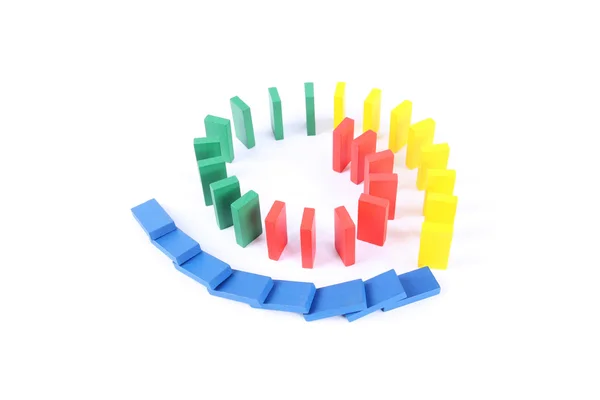 Círculo dominó —  Fotos de Stock