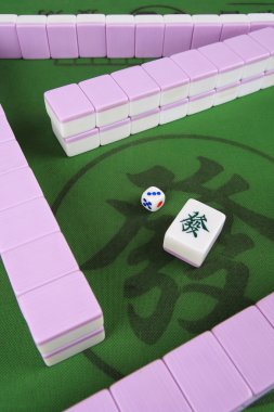 Mahjong game clipart