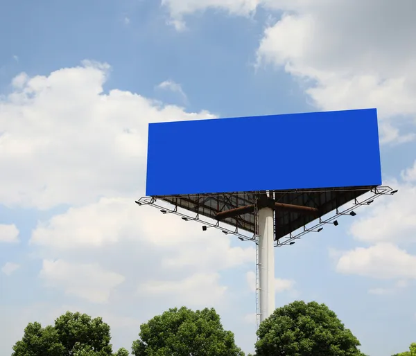 Utomhusreklam billboard — Stockfoto