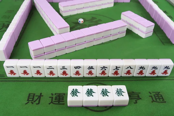 Mahjong-Fliesen — Stockfoto