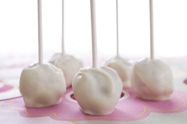 White Cake Balls clipart