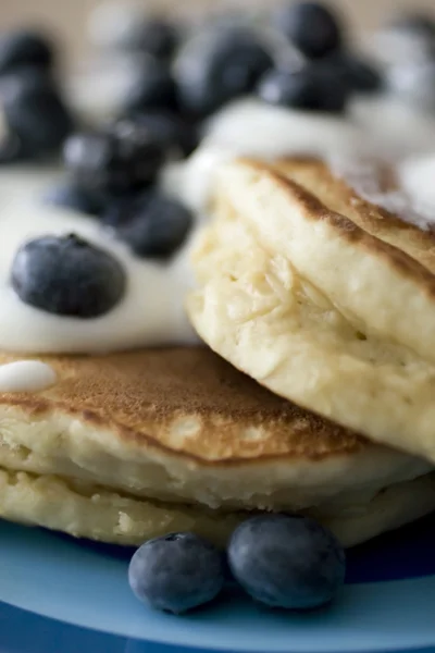 Stack of Blueberry Pancakes — Stock Photo, Image