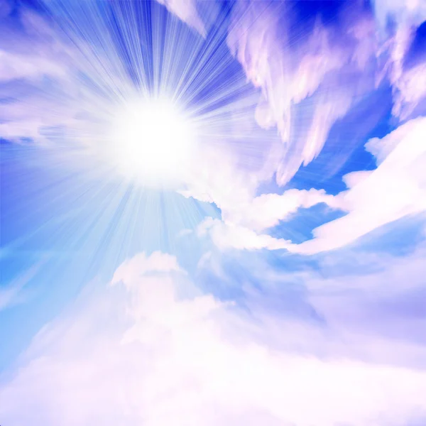 Solar sky — Stockfoto