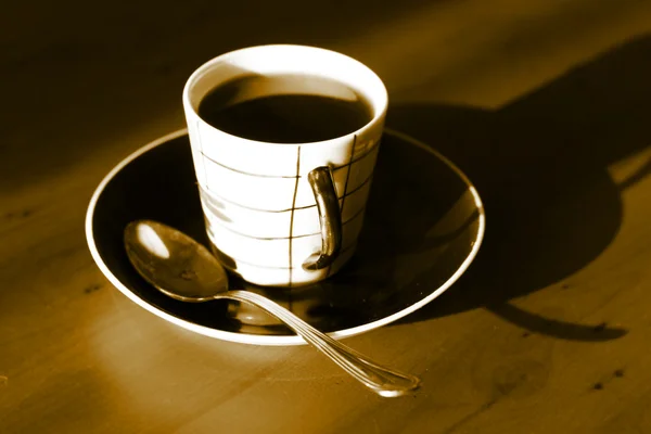 Hete kop koffie — Stockfoto