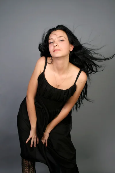 Sexy Frau posiert im Studio — Stockfoto