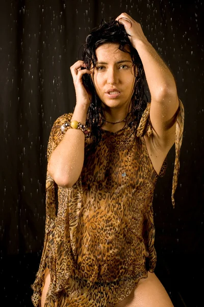 Closeup portrait of a sexy woman — Stock Photo, Image