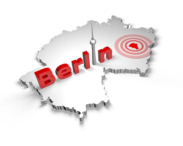 Fahrt nach Berlin — Stockfoto