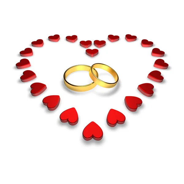 结婚戒指 免版税图库照片