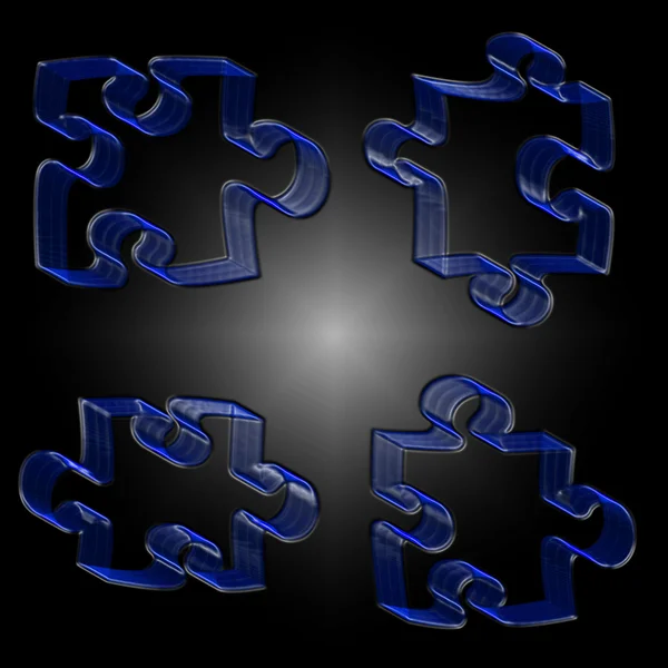 Jigsaw puzzle. — Stock Photo, Image