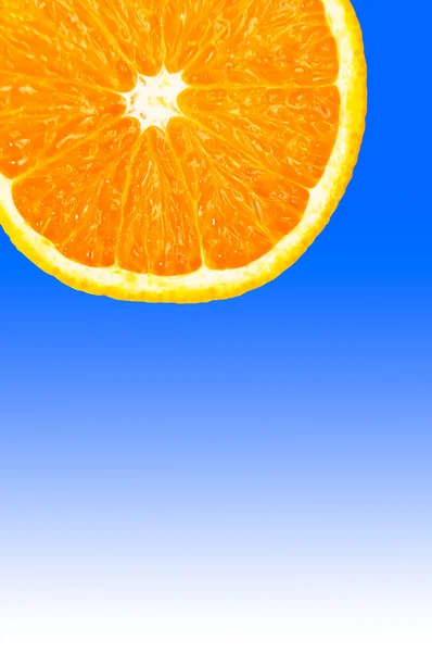 Orange skiva. — Stockfoto