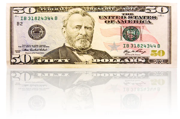 Cinquenta dólares Bill . — Fotografia de Stock