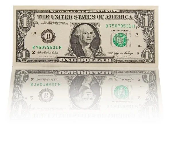 Un billet d'un dollar . — Photo