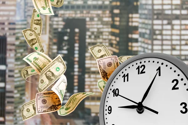 Concepto - El tiempo es dinero . —  Fotos de Stock