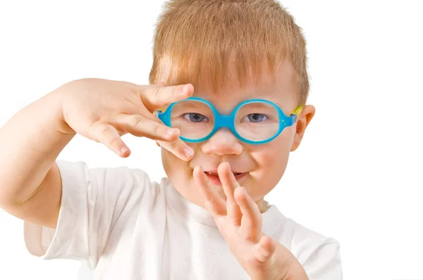 Adorable child in glasses. — Stock Photo, Image