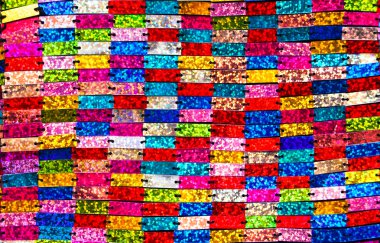 Colorful spangles. clipart