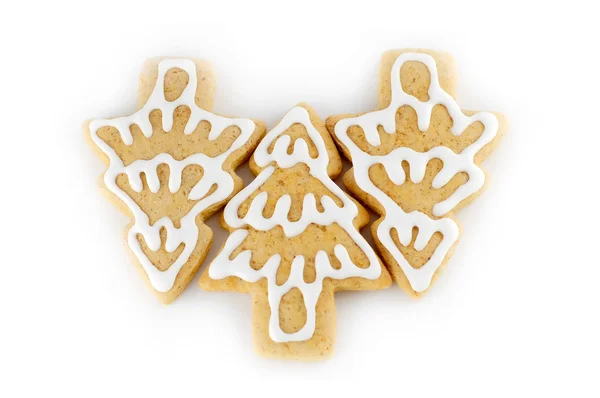 圣诞节树 gingerbreads — 图库照片
