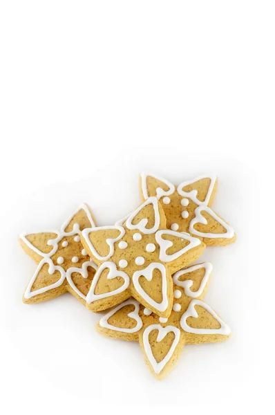 손으로 만든 크리스마스 gingerbreads — 스톡 사진