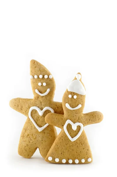 사랑에 gingerbreads — 스톡 사진