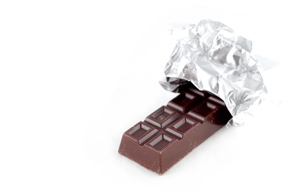 Un trozo de chocolate Imágenes de stock libres de derechos