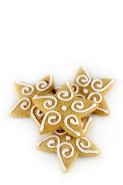 Hand-made Christmas gingerbreads clipart