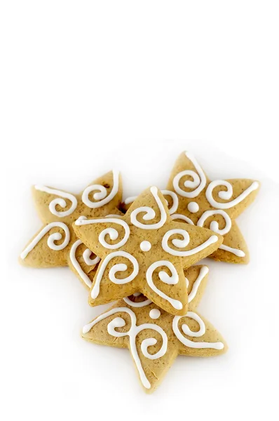 Χειροποίητα χριστουγεννιάτικα gingerbreads Εικόνα Αρχείου