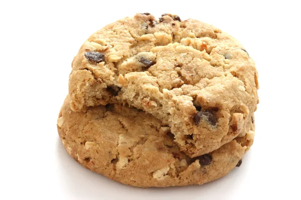 Stack of chocolate chip cookies — Stock Photo, Image