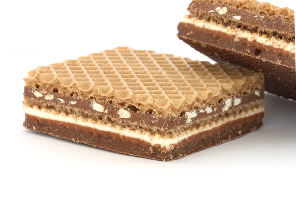 Filled wafer with chocolate — Stock Photo, Image