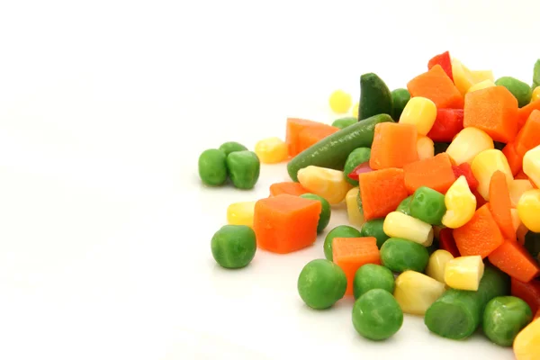 Змішайте варений овоч на тарілці Ліцензійні Стокові Фото