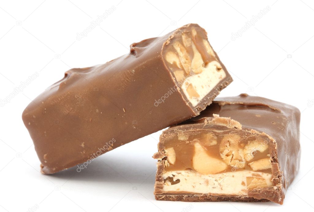 Chocolate covered caramel bar