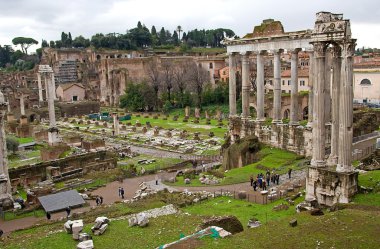 İtalya'da Roma forum romanum