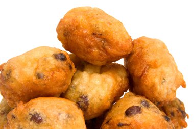 Hollandalı çörek yığını: oliebollen