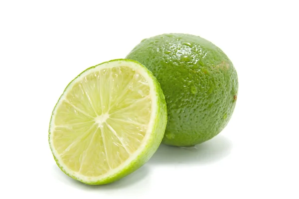 Sulu yeşil limon — Stok fotoğraf