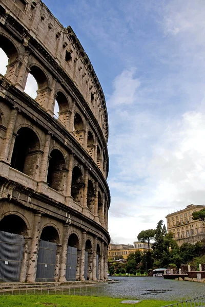 Θέα από το coloseum στη Ρώμη, Ιταλία — Φωτογραφία Αρχείου